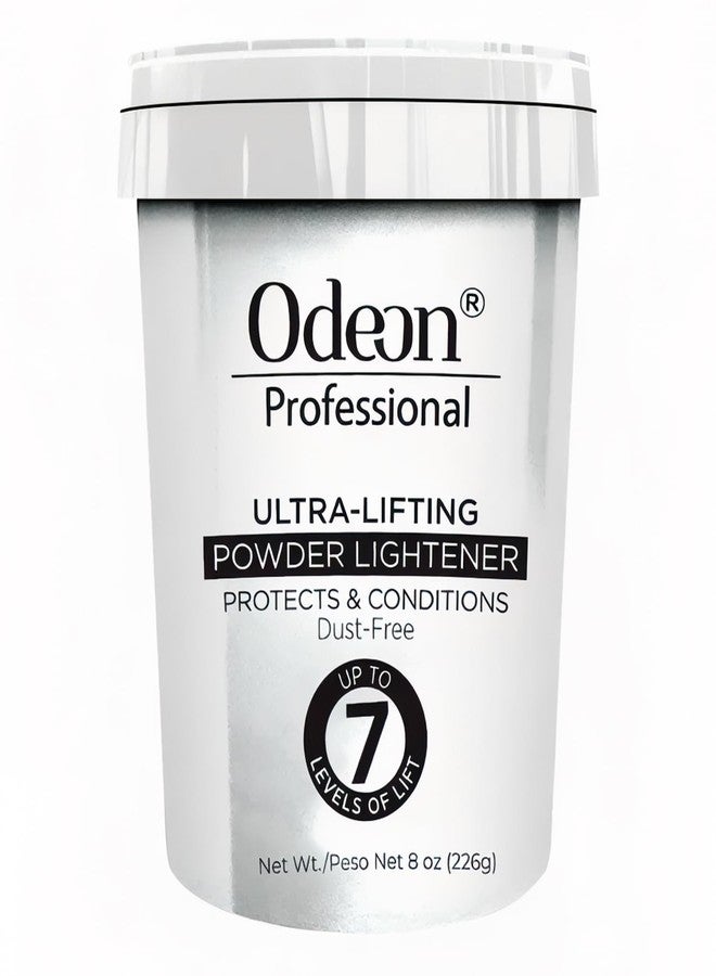 Odeon Professional Ultra-Lifting Hair Bleach Powder 8oz – Lightener for Up to 7 Levels | Dust-Free, Bond-Strengthening Formula for Balayage, Highlights & Full Hair Bleaching - Image 1