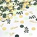 JNXCYQ Greenery Wedding Table ConfettiBridal Shower DecorationsSage Green Love Confetti for Engagement Table Decorations - Image 3