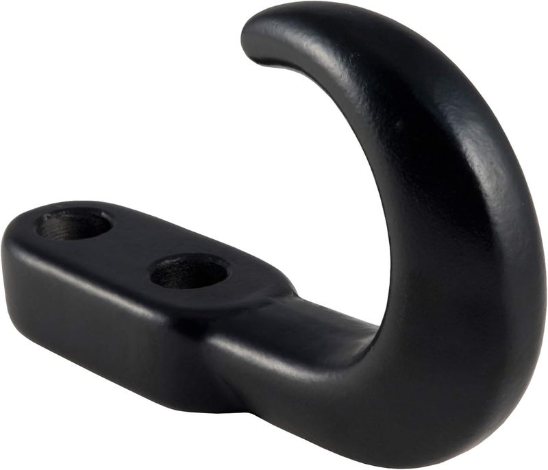 CURT Black Steel Tow Hook with 10,000 lbs Capacity - Image 1
