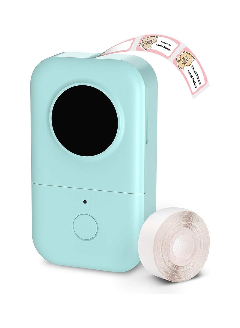 Labeller, Portable Bluetooth Mini Label Printer, Smartphone Handheld Thermal Sticker Small Sticker Multi-Template Font Icon Inkless for Home Office - Image 1