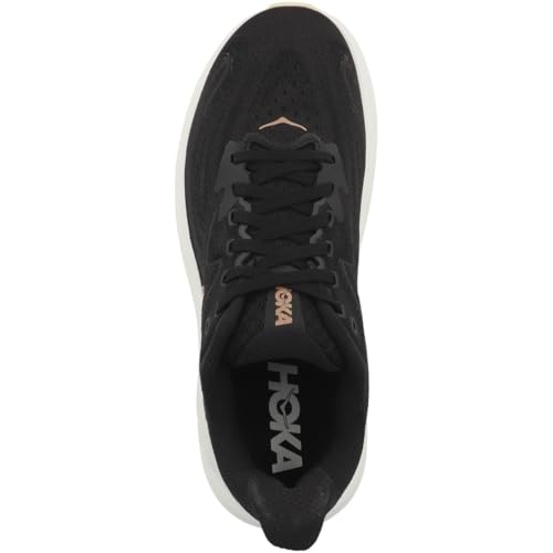 Hoka Women's Clifton 10 Sneaker, Black/Rose Gold, 8 - Image 2