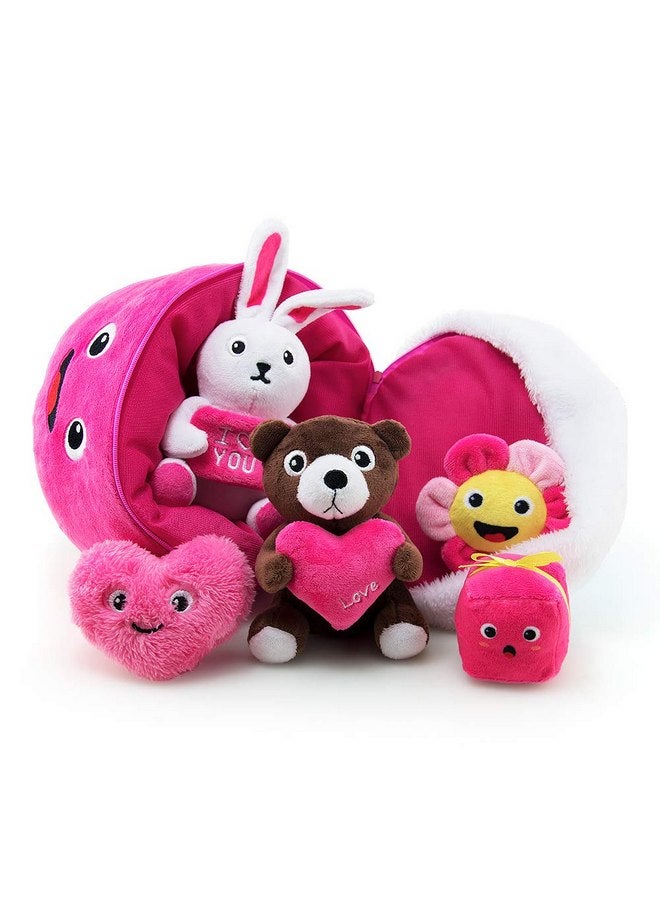 teytoy My First Valentine's Day Gift, Nontoxic Fabric Activity Crinkle Baby Girl Toys Playset Gift Idea Party Decoration Baby Toy for Ages 3 Months and up - Image 2