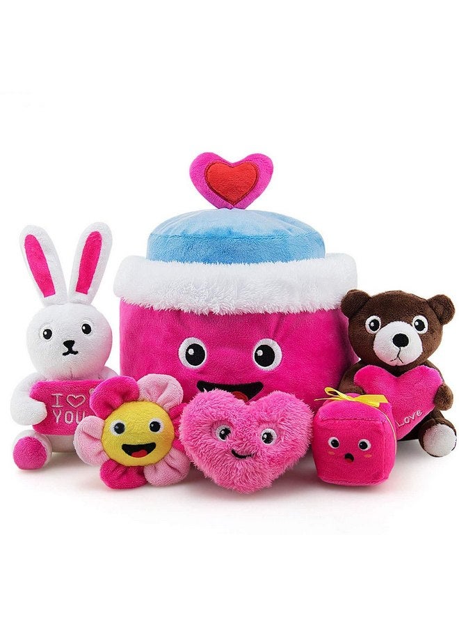 teytoy My First Valentine's Day Gift, Nontoxic Fabric Activity Crinkle Baby Girl Toys Playset Gift Idea Party Decoration Baby Toy for Ages 3 Months and up - Image 1