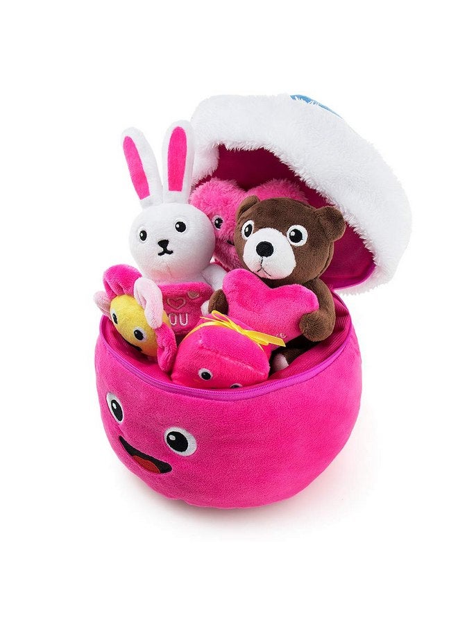 teytoy My First Valentine's Day Gift, Nontoxic Fabric Activity Crinkle Baby Girl Toys Playset Gift Idea Party Decoration Baby Toy for Ages 3 Months and up - Image 3