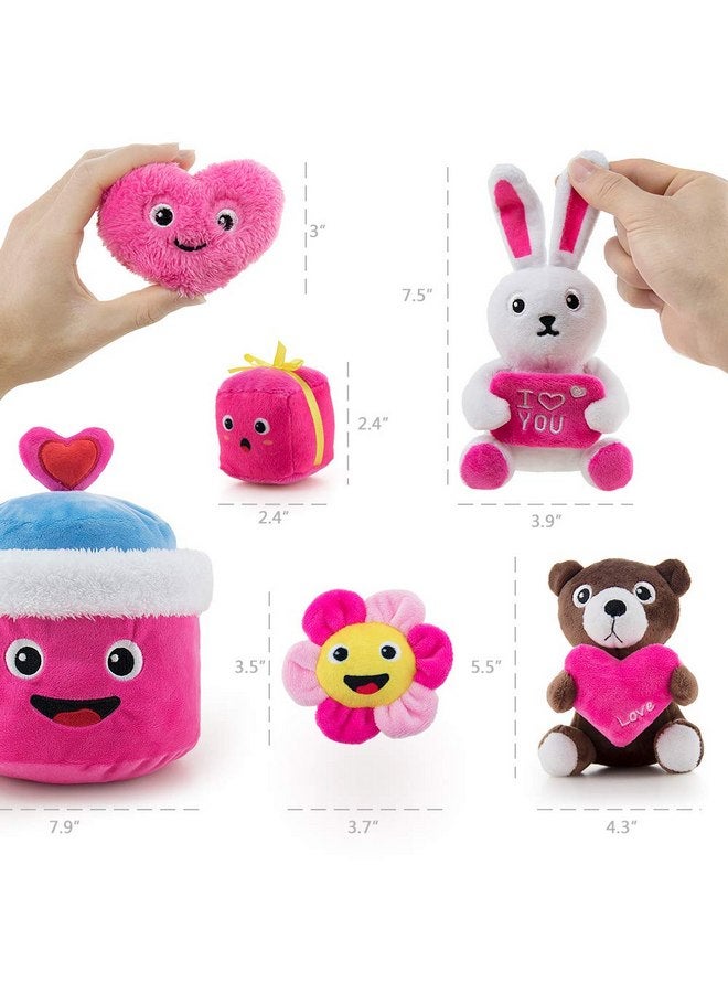 teytoy My First Valentine's Day Gift, Nontoxic Fabric Activity Crinkle Baby Girl Toys Playset Gift Idea Party Decoration Baby Toy for Ages 3 Months and up - Image 4