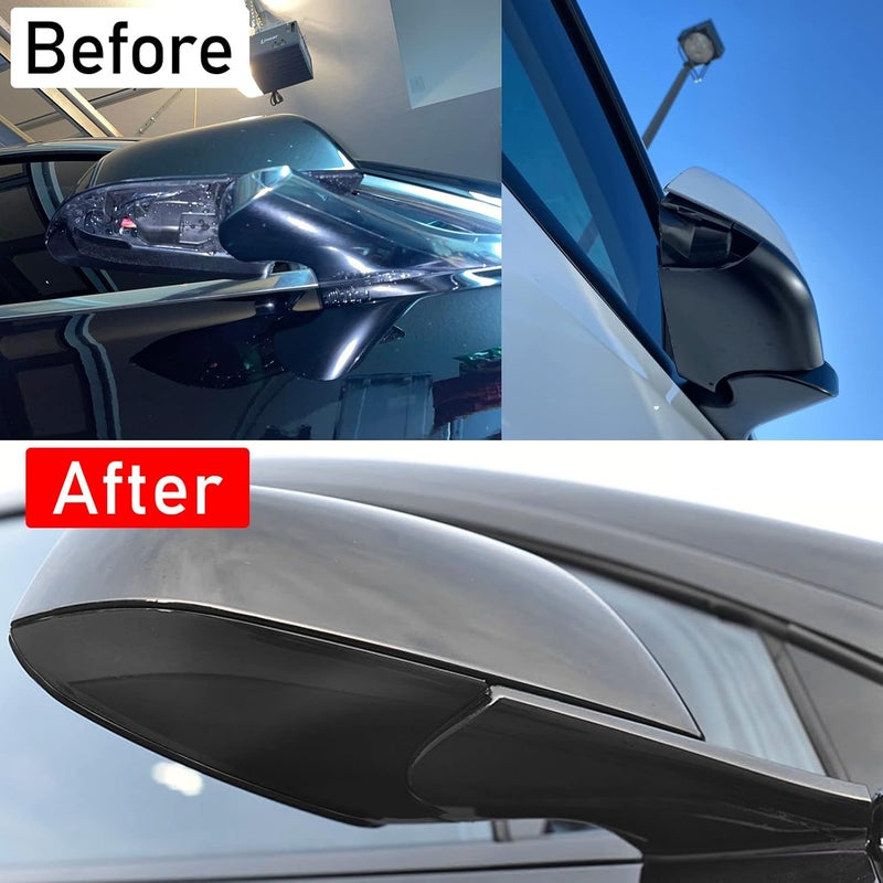 Jaronx Compatible With Tesla Model 3 Mirror Bottom Cover 2017-2024, Right Passenger Rearview Mirror Lower Base Cover, Side Mirror Base Cover Replacement For Tesla Model 3 Wing Mirror Repair(Right) Durable versatile substance - Image 2