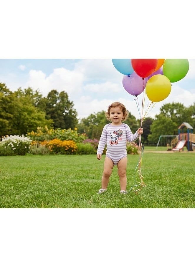 هالو كيتي بودي سوت أطفال بأكمام طويلة – كيدز تي في - Image 3