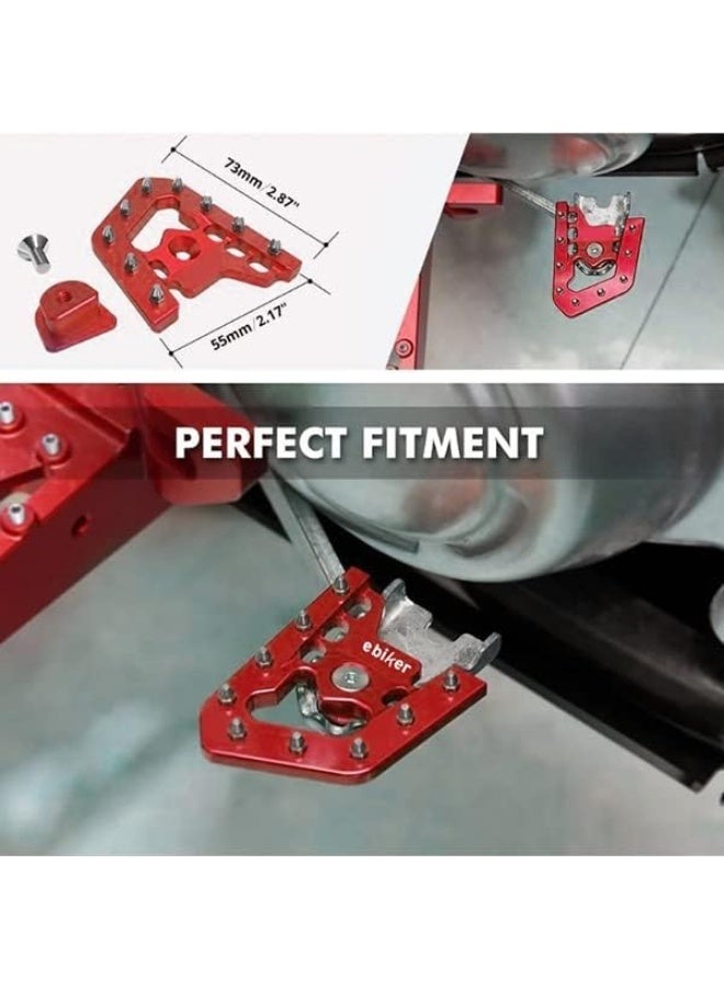 Ebiker Red Rear Brake Pedal Lever Extension for Raptor 700 - Image 4