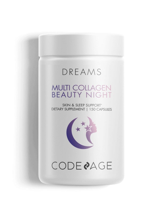 Codeage Multi Collagen Protein Beauty Night 150 Capsules - Image 1