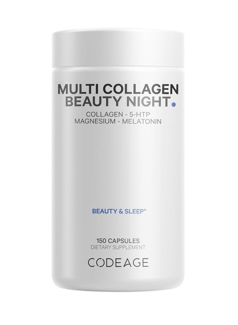 Codeage Multi Collagen Protein Beauty Night 150 Capsules - Image 2