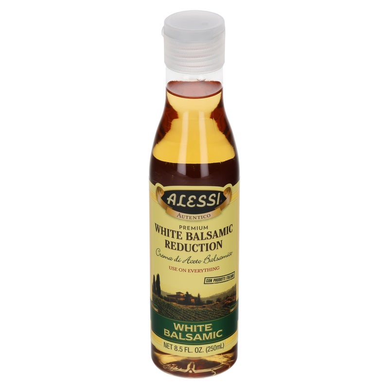 Alessi Balsamic Vinegar Reduction, Autentico from Italy, Ideal on Caprese Salad, Fruits, Cheeses, Meats, Marinades, White Balsamic (White Balsamic, 8.5 Fl Oz (Pack of 6)) - Image 2
