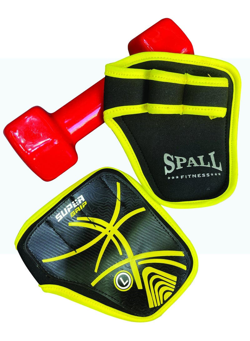 Spall Weight Lifting Grip Pads Gym Bar Grips Hand Grip For Men And Women Gym Workout Pair Fitness Training Accessories - Image 2