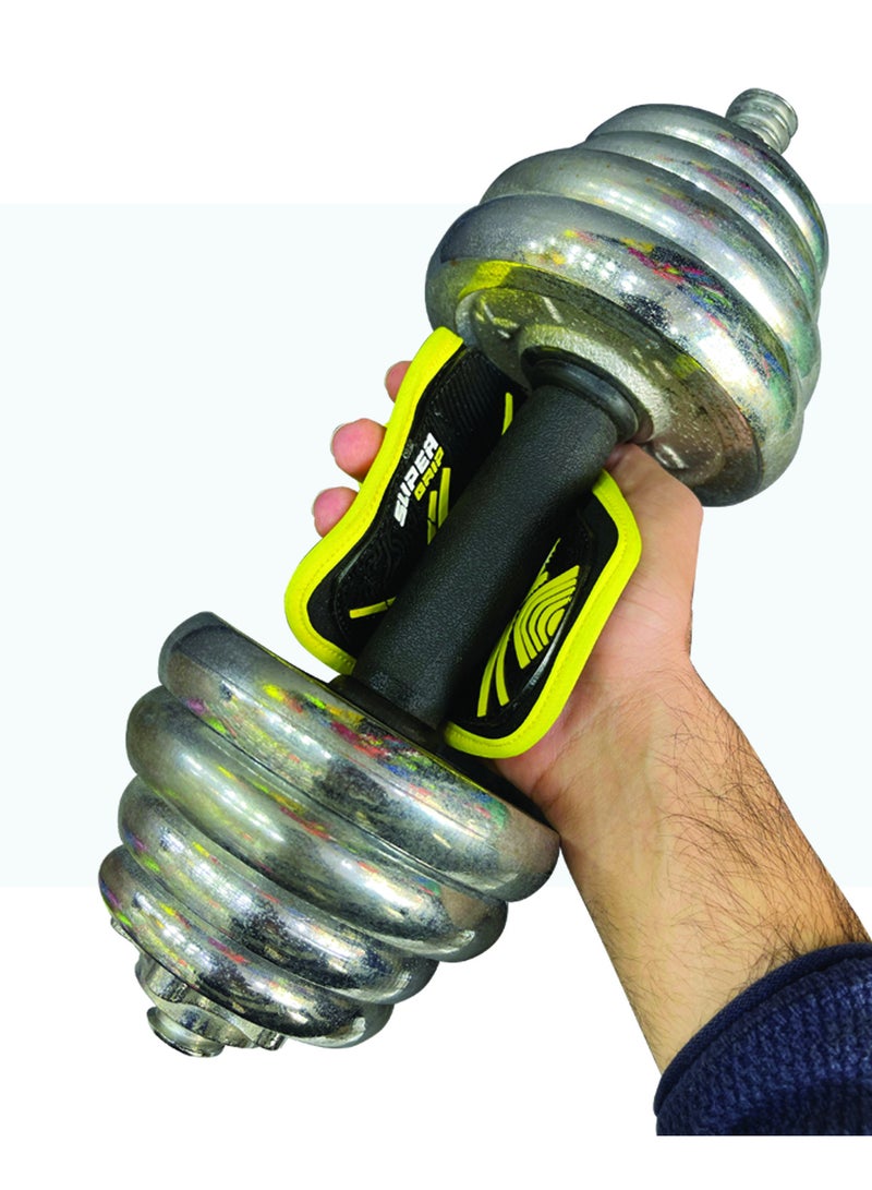 Spall Weight Lifting Grip Pads Gym Bar Grips Hand Grip For Men And Women Gym Workout Pair Fitness Training Accessories - Image 3