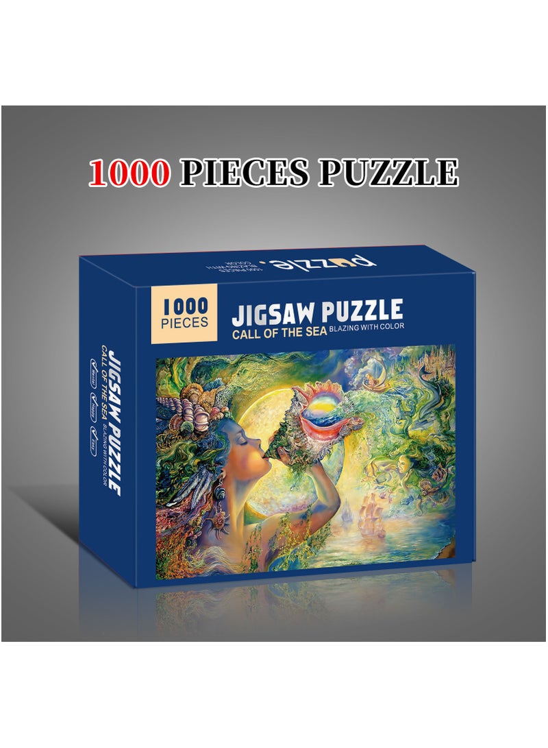 Anna 1000 Thick Paper Puzzle Pieces For Puzzle Solving And Decompression - Image 1
