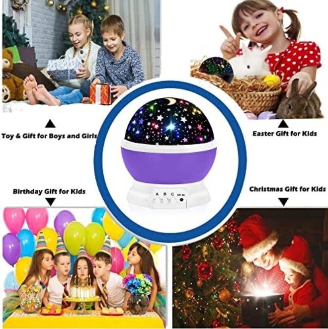 HONGID Toys for 1-10 Year Old Girls, Star Projector for Kids 2-9 Year Old Girl Gifts, Sensory Baby Toys Birthday Gifts, Stocking  Stuffers - Image 5