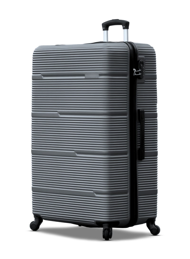 ZAAPPY Hard Shell Horizon Line ABS Lightweight 32 Inch (36-40kg) Luggage, Combination Lock Suitcase - Image 1