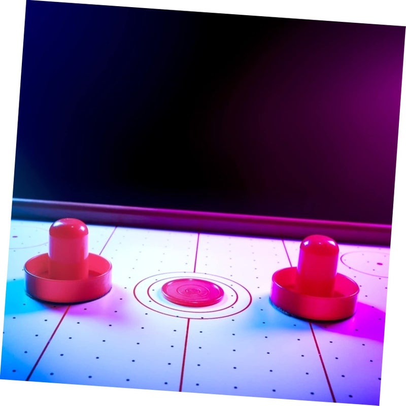 Replacement Felt Pads and 8 Pucks Set Blue Red for Standard Air Hockey Table Game - Image 4