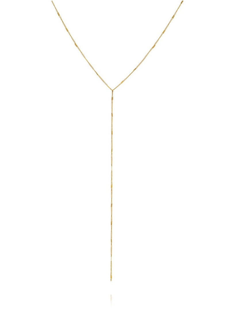 Clé de Lune - Long Thin Elegant Necklace - Image 1