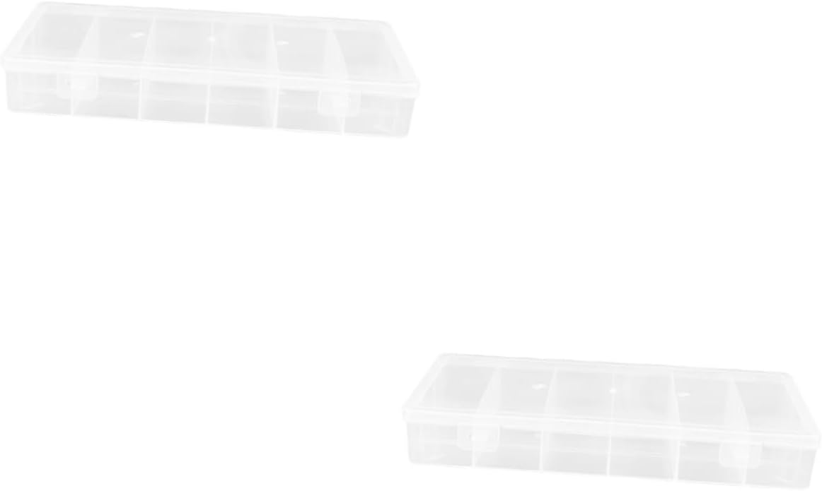 Multi Grid Storage Box Generic Transparent Multi Grid Storage Box With Detachable Divider For ...