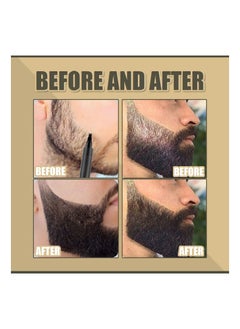 East Moon Beard Pencil Filler for Men, Long Lasting Beard Filling Pen Kit with Brush and Beard Styling Comb Tool Creates Natural Looking Beard, Moustache and Eyebrows  - Image 5
