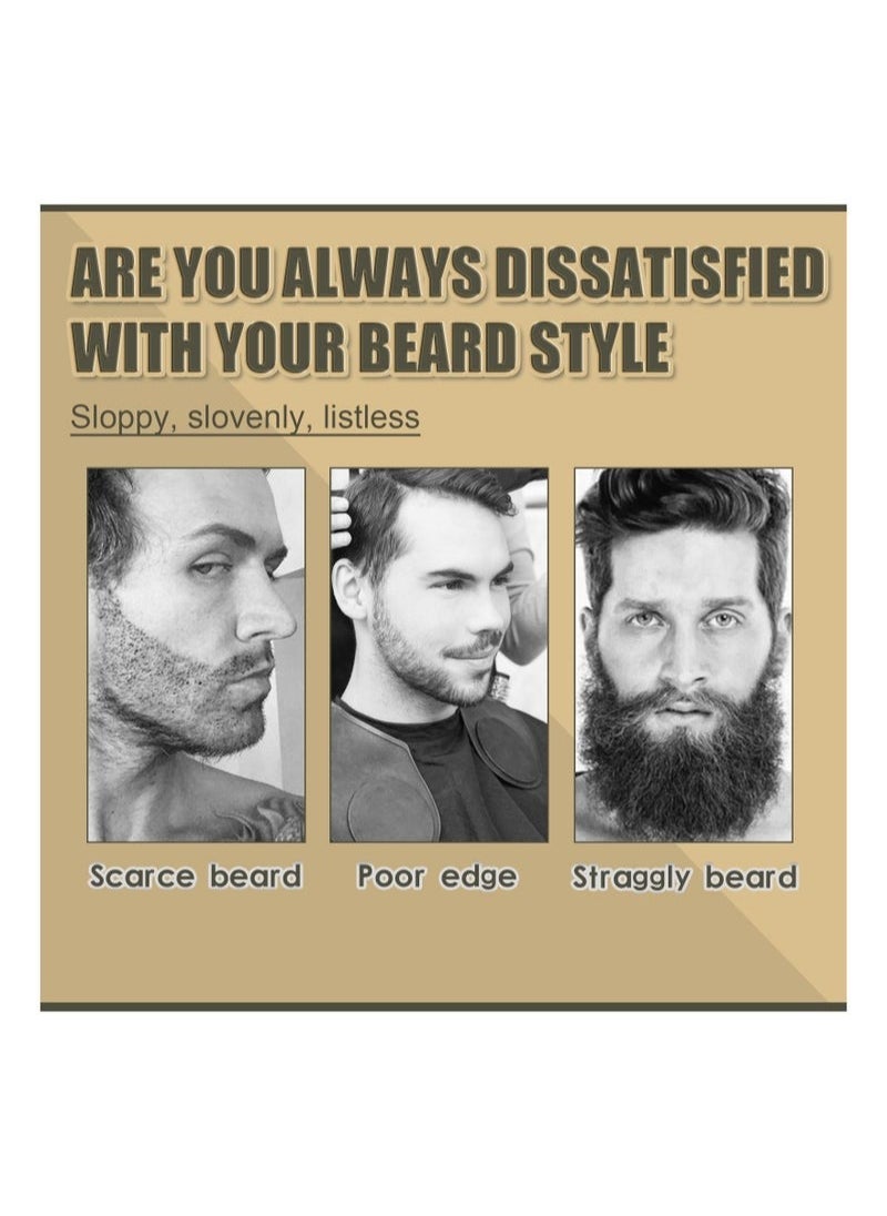 East Moon - Beard Pencil Filler for Men, Long Lasting Beard Filling Pen Kit with Brush and Beard Styling Comb Tool Creates Natural Looking Beard, Moustache and Eyebrows - Image 1