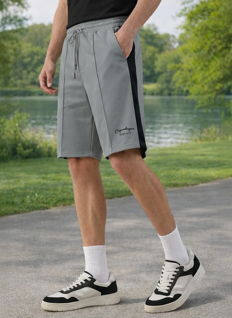نوبيرو Nobero Copenhagen Shorts | Men’s Shorts | Regular Fit | 260 GSM 100% Cotton Terry | Breathable Comfort for Daily Wear | Elasticated Drawstring Waist + Side & Welt Pockets | Available in 5 Colours