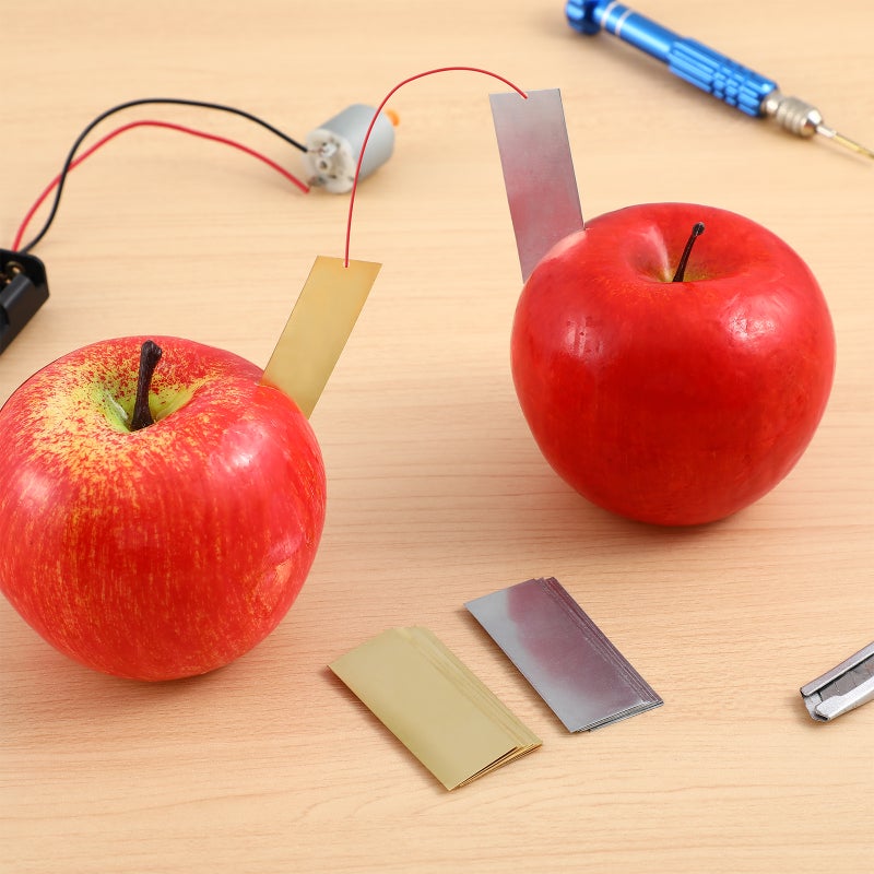 Zinc Sheets for Fruit Battery Experiments, Copper Zinc Electrodes for Science Learning - Image 4