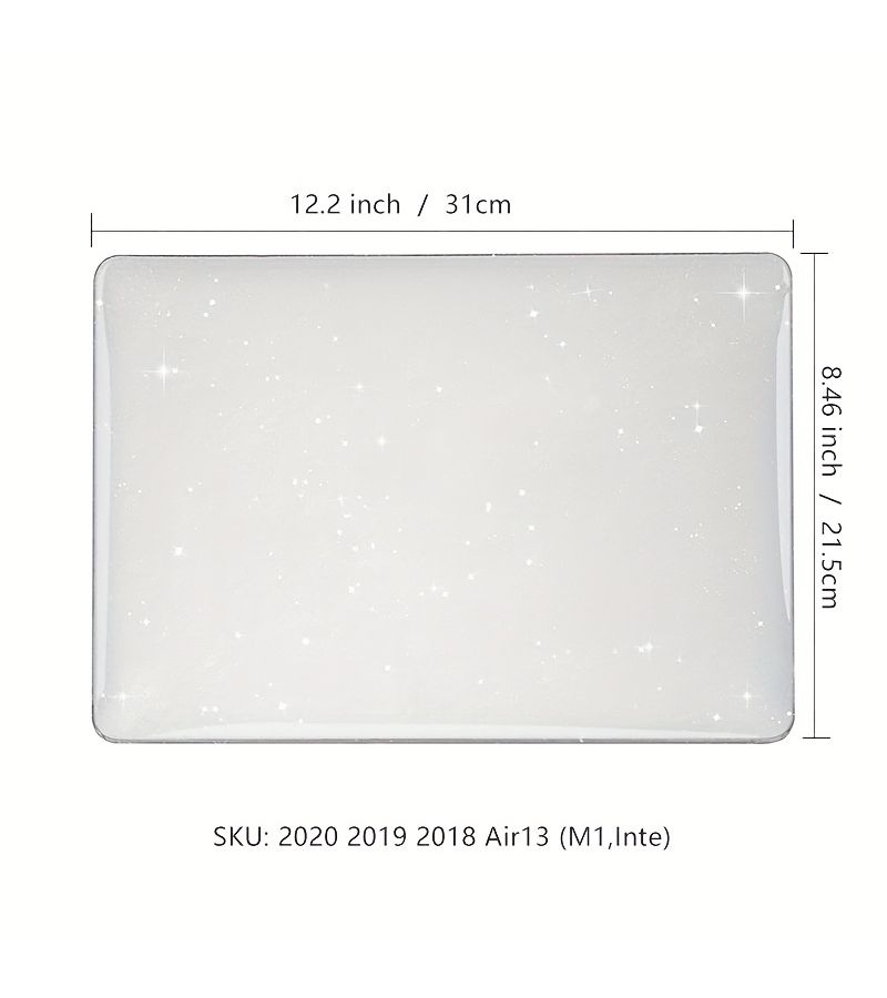 Glitter Black Laptop Cover Compatible With MacBook Pro 14 Inch 2023 2021 - Image 2