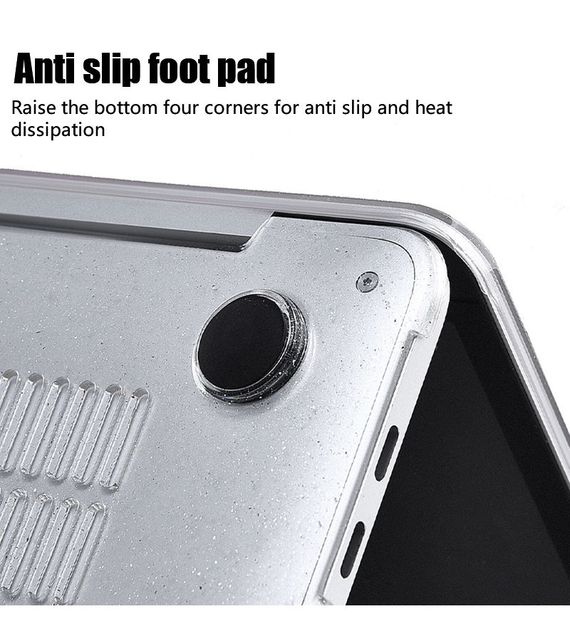 Glitter Black Laptop Cover Compatible With MacBook Pro 14 Inch 2023 2021 - Image 5