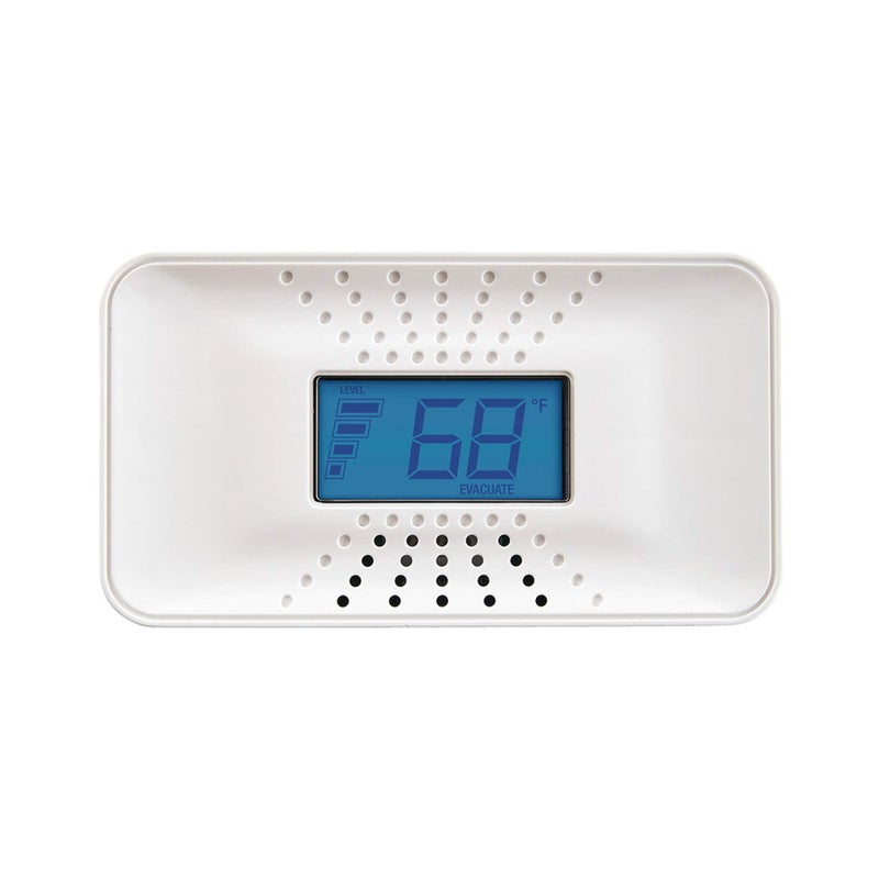 First Alert CO710 Carbon Monoxide Detector with 10-Year Battery and Digital Temperature Display , White - Image 1