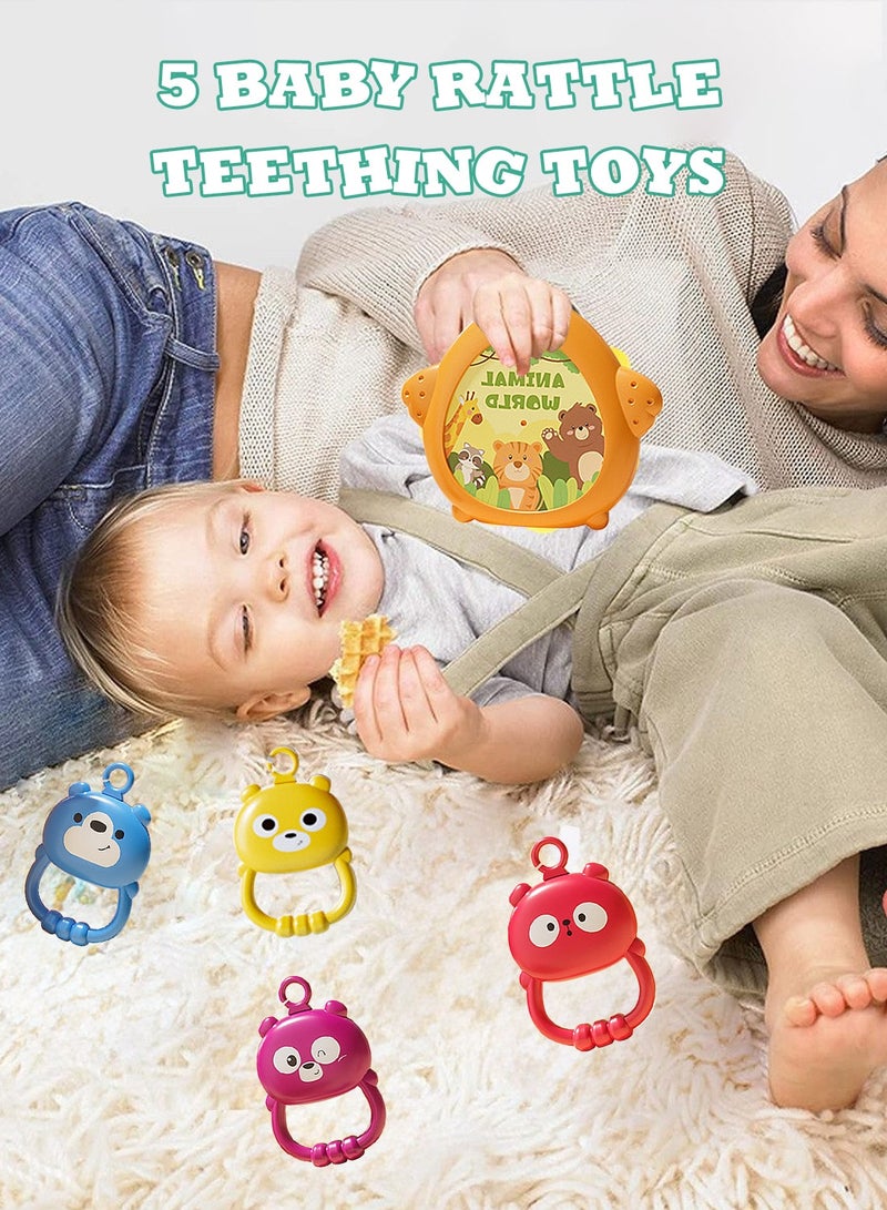 ما بيبي سجادة لعب للأطفال، صالة ألعاب رياضية، مركز أنشطة موسيقية، صالة ألعاب بيانو للركل واللعب، سجادات وقت الاستلقاء على البطن للأطفال حديثي الولادة والرضع والأطفال الصغار والأولاد والبنات - Image 4