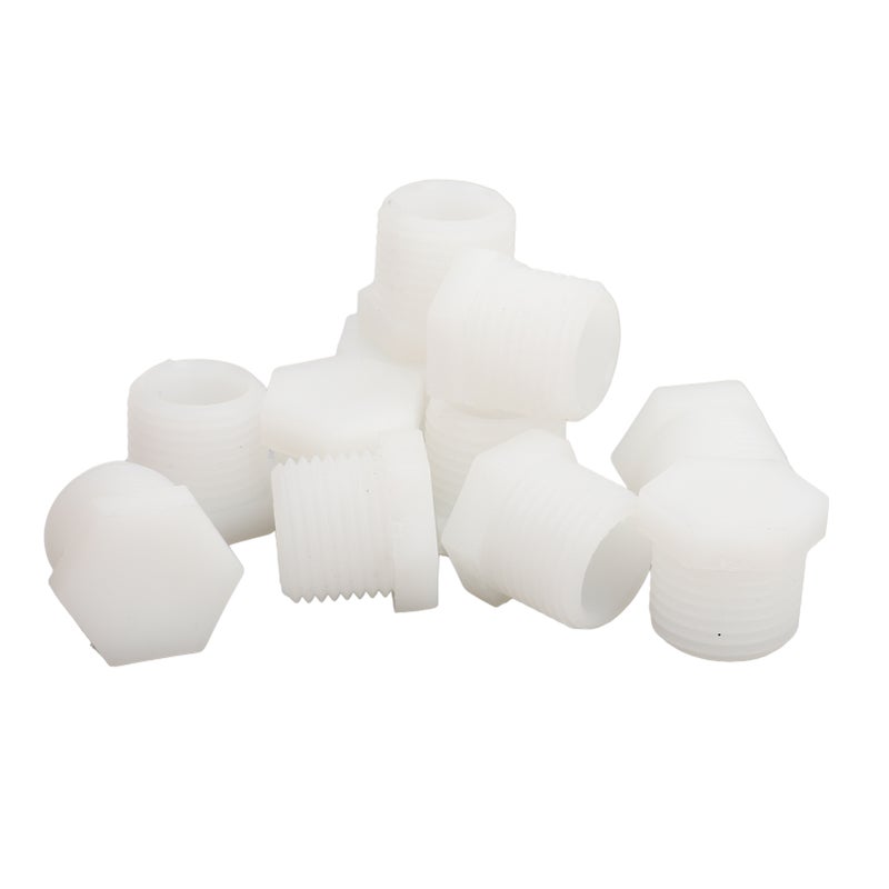 12PCS RV Water Heater Drain Plug Kit 1/2 Inch Camper White Plastic Drain Plug for Atwood Water Heaters - Image 2