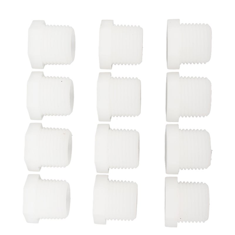12PCS RV Water Heater Drain Plug Kit 1/2 Inch Camper White Plastic Drain Plug for Atwood Water Heaters - Image 5
