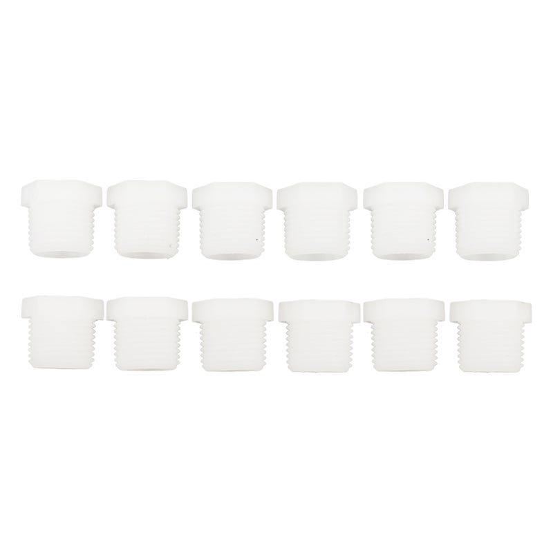 12PCS RV Water Heater Drain Plug Kit 1/2 Inch Camper White Plastic Drain Plug for Atwood Water Heaters - Image 4