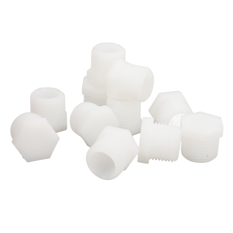 12PCS RV Water Heater Drain Plug Kit 1/2 Inch Camper White Plastic Drain Plug for Atwood Water Heaters - Image 3
