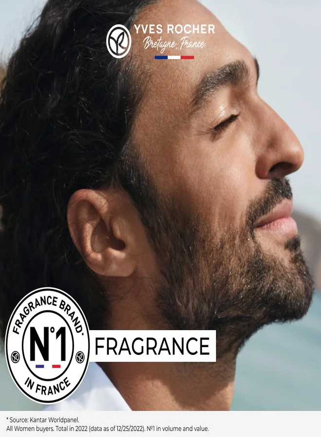 Yves Rocher Ambre Noir Eau de Toilette For Men 100ml