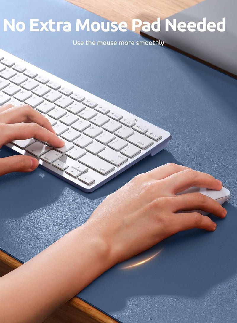 Leather Desk Pad Protector, Office Desk Mat, Large Mouse Pad, Non-Slip PU Leather Desk Blotter, Laptop Desk Pad, Waterproof Desk Writing Pad for Office and Home - Image 5