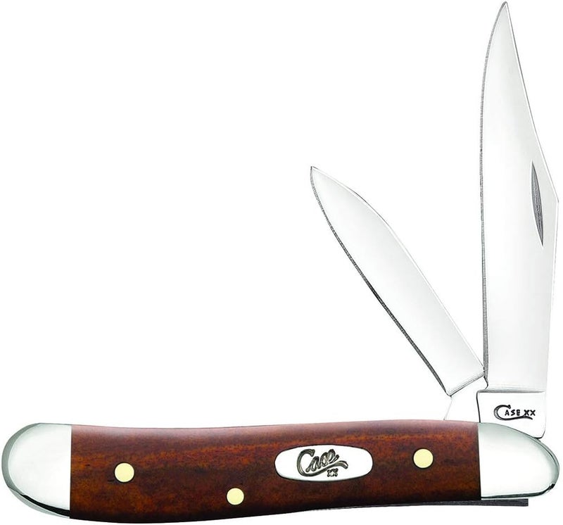 Case WR XX Pocket Knife Chestnut Smooth Bone Peanut Item #28702 - (6220 SS) - Length Closed: 2 7/8 Inches - Image 1