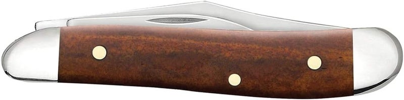 Case WR XX Pocket Knife Chestnut Smooth Bone Peanut Item #28702 - (6220 SS) - Length Closed: 2 7/8 Inches - Image 3