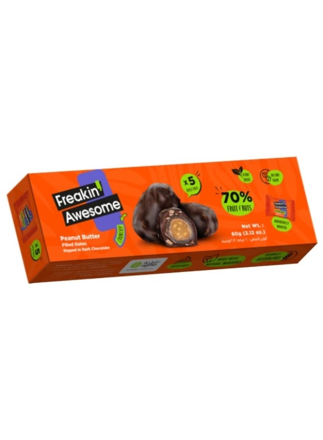 Filled Dates Dark Chocolate - 5pcs