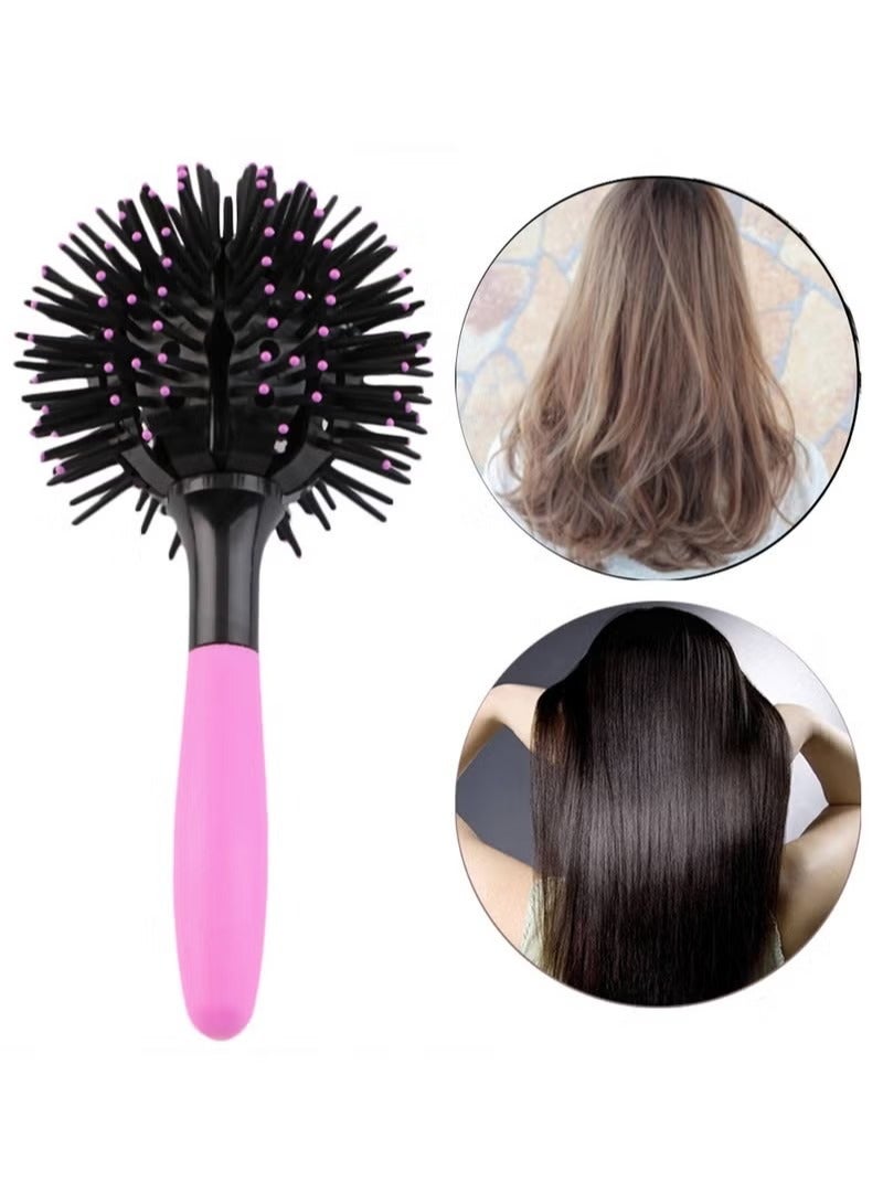 New 3D Hairdressing Comb Japanese and Korean Spherical Curling Comb Air Styling Comb Eight-Claw Spherical - Image 1