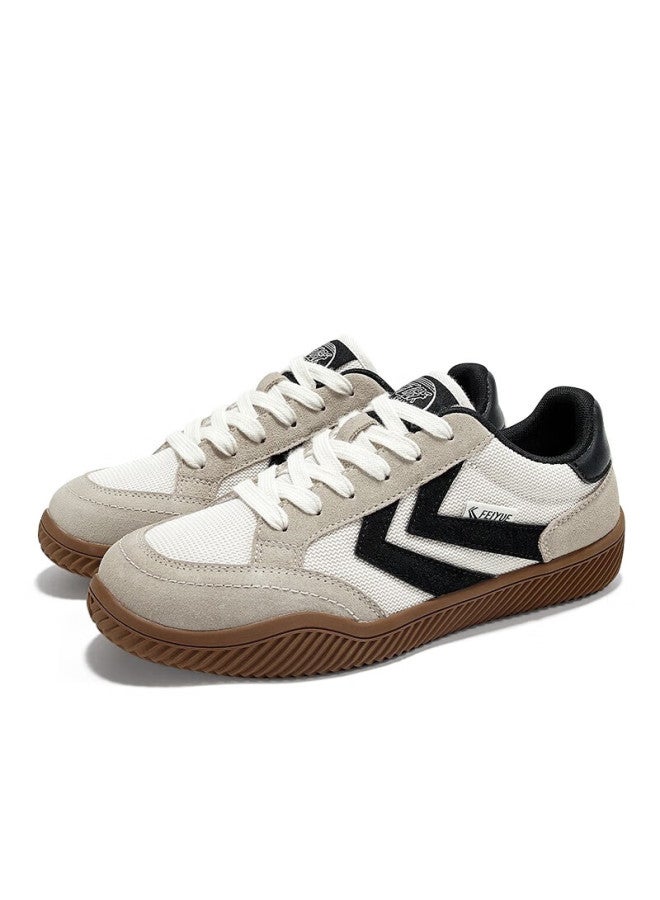 Leap Classic Uni Sneakers Men's And Women's Four Seasons Retro Shoes Men's Sports Casual Shoes Beige/black Size 39 - Image 4