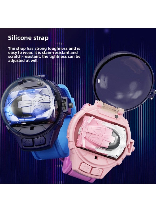 Loquat Cross Border Alloy Watch Remote Control Car Charging Electric Mini Car Children's Toy Girl Boyfriend Gift-Color:Alloy Light (blue) Mustang GT - Image 5