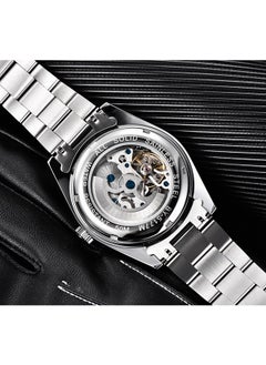 BENYAR Casual Men's Automatic Watches 50M Waterproof Solid Stainless Steel Bracelet Wrist Watch for Men Luminous Wristwatches  - Image 5
