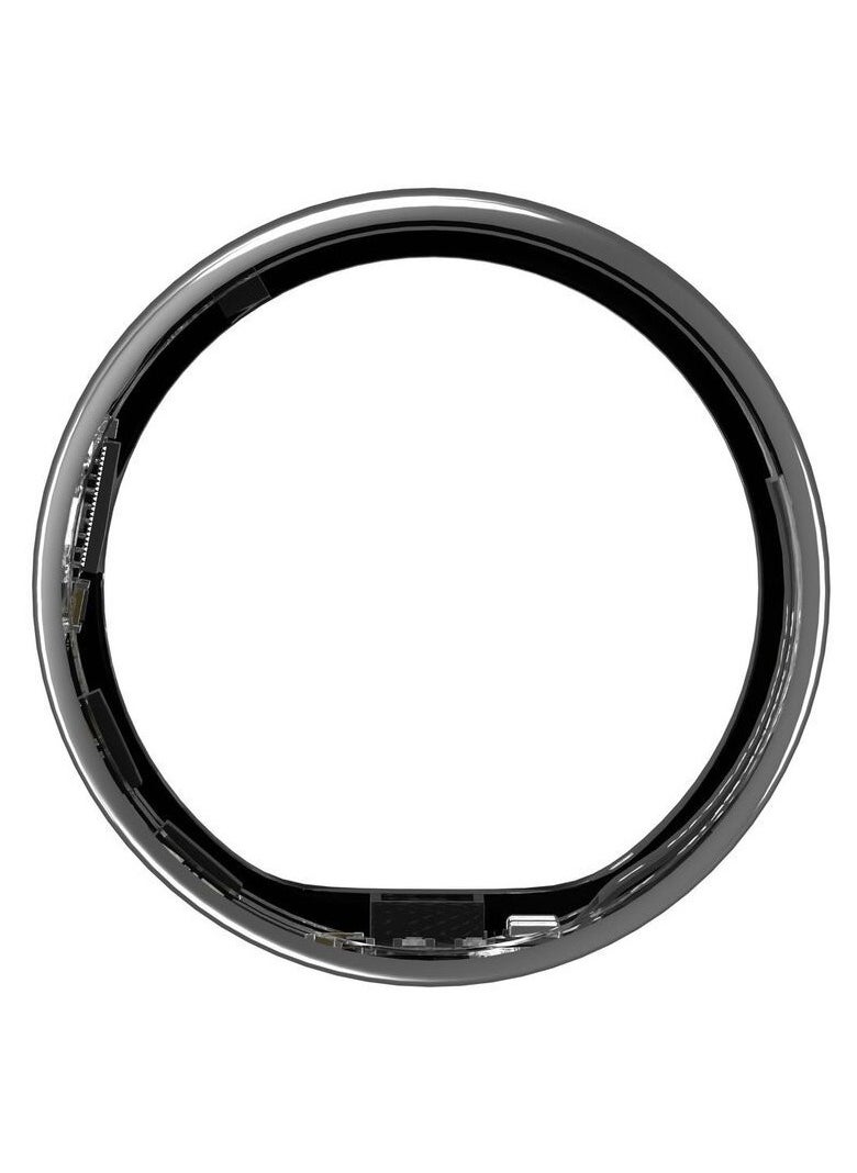 ULTRAHUMAN - Ring AIR - Advanced sleep-tracking wearable, HRV & Temperature Monitoring,Track workout, movement & recovery, Water resistant, 6 Days Battery Life with Lifetime Free Subscription (Size 7) - Air Silver - Image 1