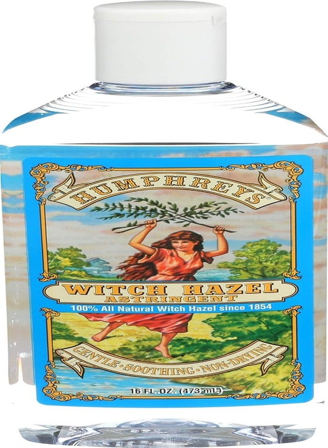 Humphreys Humphrey's Witch Hazel Astringent 100% All Natural Witch Hazel 16 Ounce - Image 1