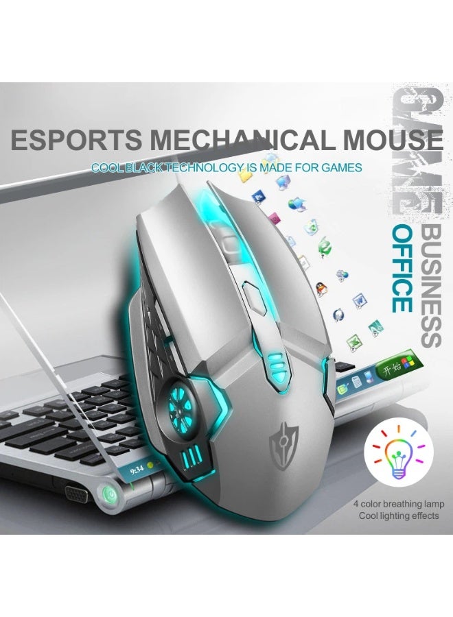 general Wired USB luminous mouse USB home office desktop computer business gaming mechanical gaming mouse - Image 3