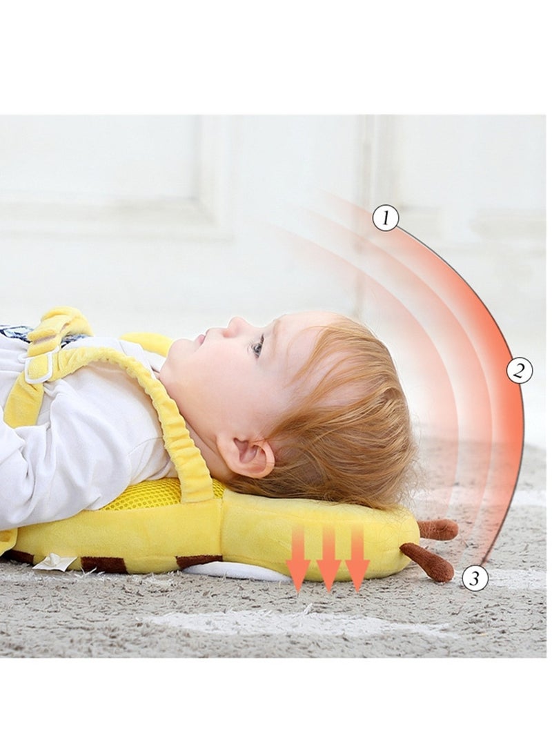 Baby toddler head pillow baby learning to walk anti-fall pillow breathable head protection pad head protection anti-fall cap - Image 3