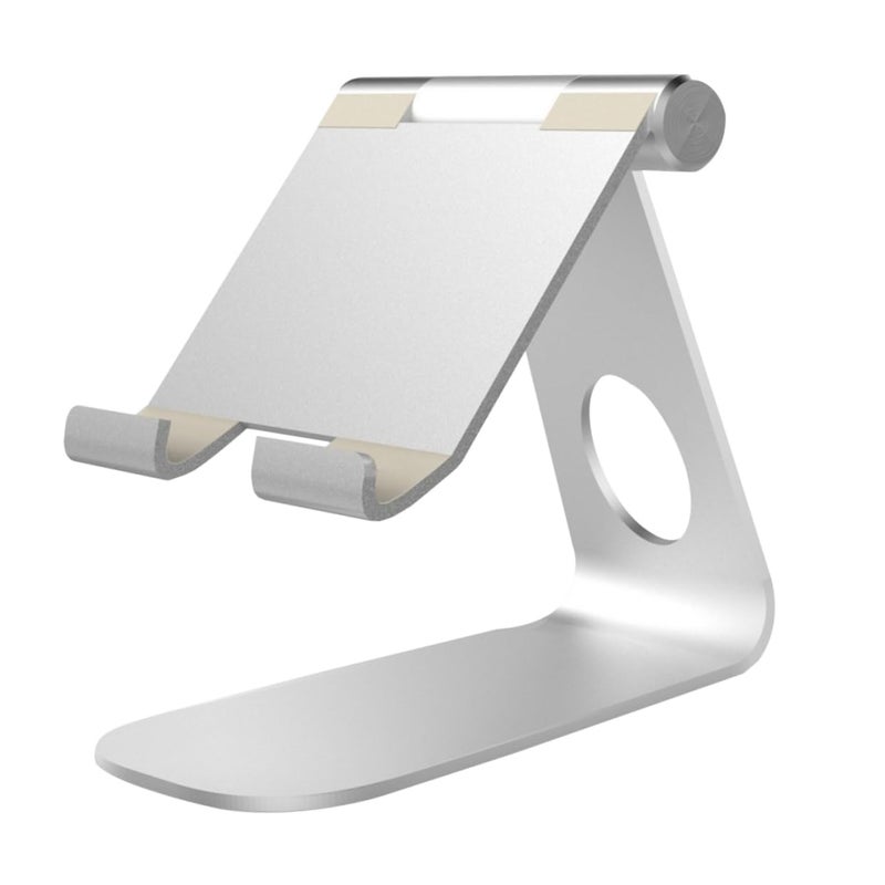 حامل الأقراص اللوحية من الألومنيوم مع قاعدة لاصقة للقارئات الإلكترونية والهواتف الذكية - Image 2