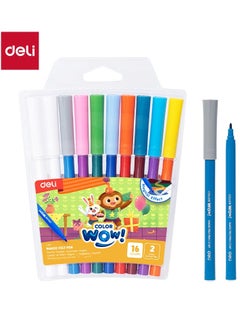 Deli 10-Piece Magic Felt Pen Set With Colour Convertors Multicolour  - Image 1